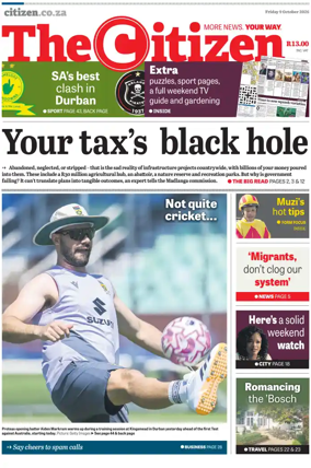 Cover of The Citizen (Gauteng)