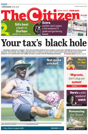 Cover of The Citizen (KZN)