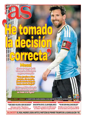 Cover of AS (Levante)