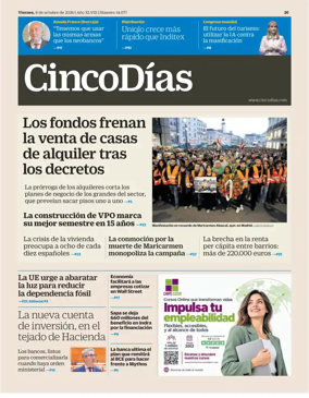 Cover of Cinco Dias