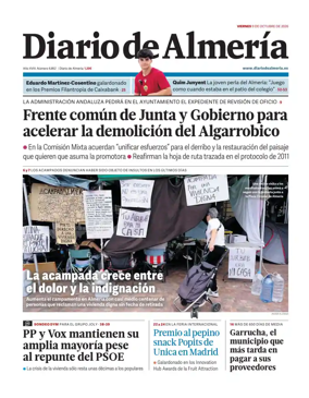 Cover of Diario de Almeria