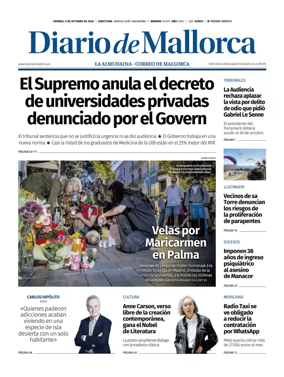 Cover of Diario de Mallorca