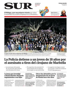 Cover of Diario Sur_Ultima