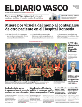 Cover of Diario Vasco (Bajo Deba)