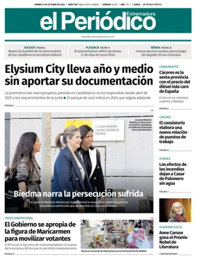 Cover of El Periodico Extremadura