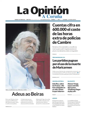 Cover of La Opinion de A Coruna