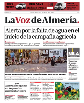 Cover of La Voz de Almeria