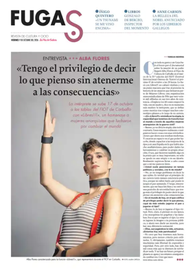 Cover of La Voz de Galicia (Santiago) - Fugas