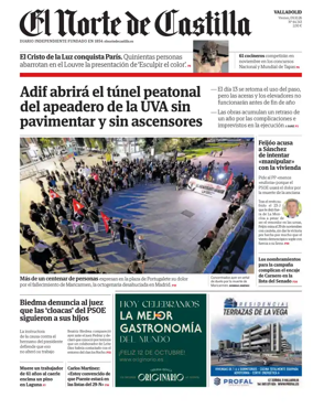 Cover of Norte de Castilla (Valladolid)