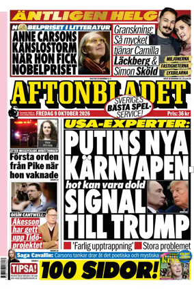 Cover of Aftonbladet