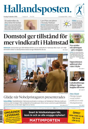 Cover of Hallandsposten