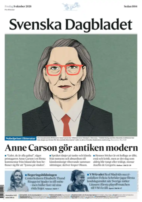 Cover of Svenska Dagbladet