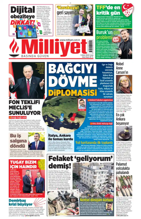 Cover of Milliyet