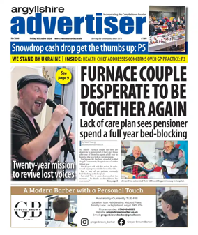 Cover of Argyllshire Advertiser
