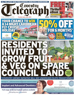 Cover of Coventry Telegraph