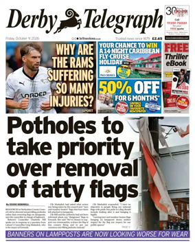 Cover of Derby Telegraph