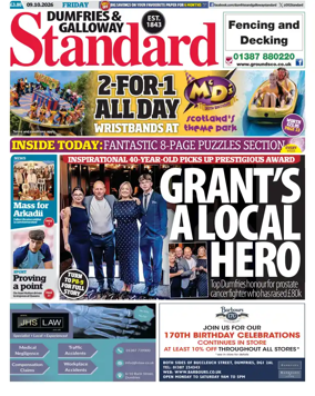 Cover of Dumfries & Galloway Standard