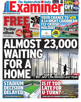 Cover of Huddersfield Daily Examiner