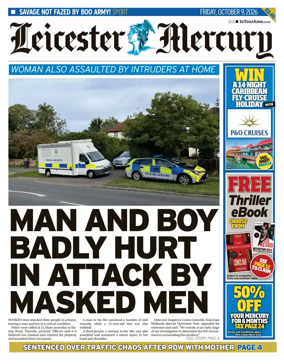 Cover of Leicester Mercury
