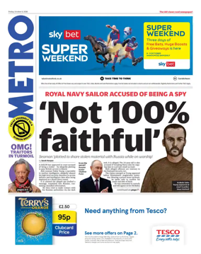Cover of Metro (UK)