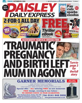 Cover of Paisley Daily Express