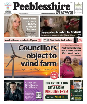 Cover of Peebleshire News