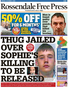 Cover of Rossendale Free Press