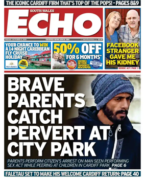 Cover of South Wales Echo