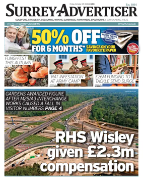 Cover of Surrey Advertiser