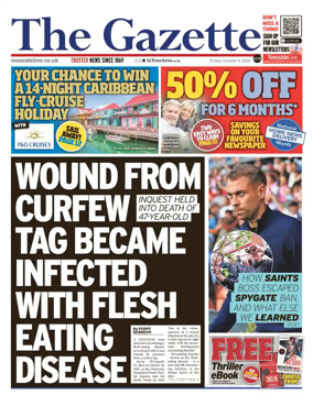 Cover of Teesside Evening Gazette