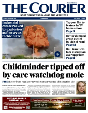 Cover of The Courier & Advertiser (Fife Edition)