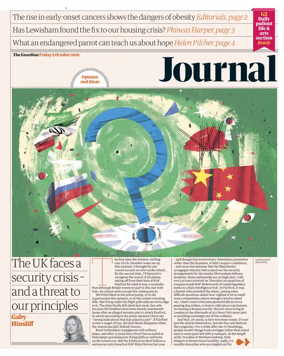 Cover of The Guardian e-paper Journal