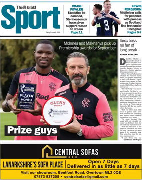 Cover of Herald Sport