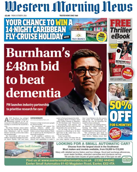 Cover of Western Morning News
