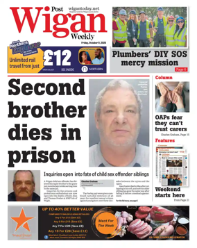 Cover of Wigan Evening Post