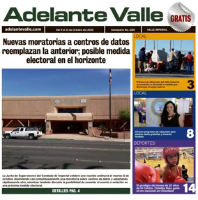 Cover of Adelante Valle