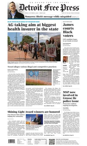 Cover of Detroit Free Press