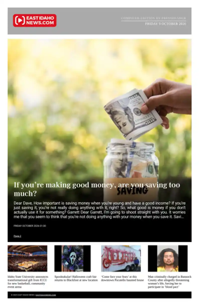 Cover of East Idaho News