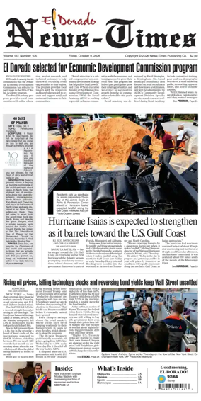 Cover of El Dorado News-Times (VCID - Camden News)