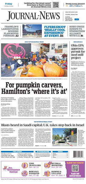 Cover of Hamilton Journal News