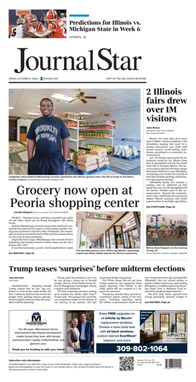 Cover of Journal Star (Peoria)