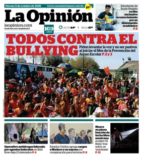 Cover of La Opinion
