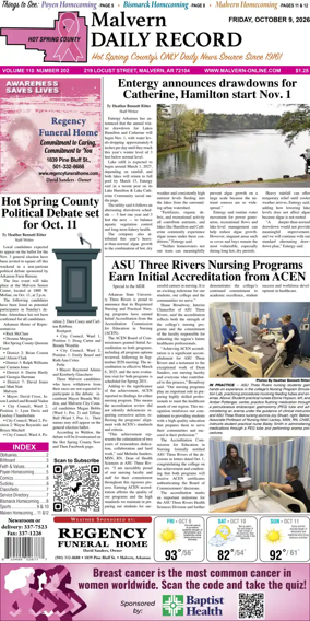 Cover of Malvern Daily Record