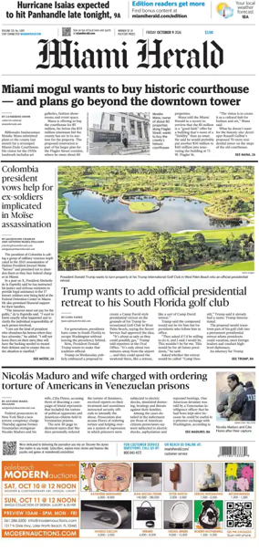 Cover of Miami Herald