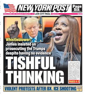 Cover of New York Post