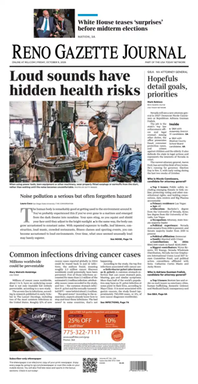 Cover of Reno Gazette Journal