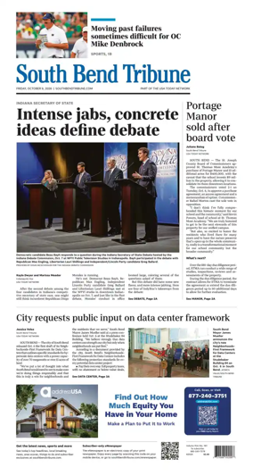 Cover of South Bend Tribune