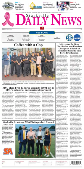 Cover of Starkville Daily News