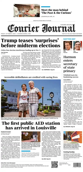 Cover of The Courier-Journal (Louisville)