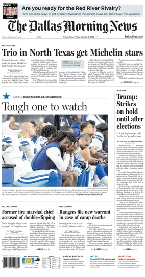 Cover of The Dallas Morning News
